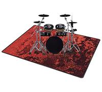 QQDD Tappeto per Batteria Tappetino per Batteria Drum Tappeto Insonorizzato per Batterie elettroniche Rullante Acustica Snare Drum Grancassa Strumenti Musicali Coperta Antiscivolo (80CM - 200CM)