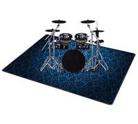 QQDD Tappeto per Batteria Tappetino per Batteria Drum Tappeto Insonorizzato per Batterie elettroniche Rullante Acustica Snare Drum Grancassa Strumenti Musicali Coperta Antiscivolo (80CM - 200CM)