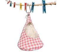 QQdou Borsa porta mollette per stendibiancheria con gancio, porta mollette scorrevole sullo stendibiancheria, riutilizzabile, soluzione portatile per riporre le mollette, Rosa/Bianco, Organizer per