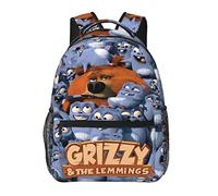 QQIAEJIA Grizzly and The Lemmings - Zaino leggero da viaggio, per studenti, uomini e donne