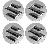 QQLADY 4 Pezzi Coprimozzo per Suzuki Swift SX4 S-Cross Grand Vitara 54mm, Ruota Centro Coprimozzi, Centro Ruota Tappi con Logo Adesivi Coprimozzi, Impermeabile Antipolvere Auto Accessori,B