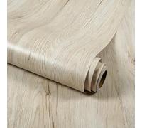 QQLADY Carta da Parati autoadesiva in Vinile Impermeabile Rotolo di Pellicola Decorativa in PVC per mobili armadi Adesivi Effetto Legno per Decorazioni Fai da Te per la casa