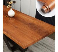 QQLADY Carta da Parati autoadesiva in Vinile Impermeabile Rotolo di Pellicola Decorativa in PVC per mobili armadi Adesivi Effetto Legno per Decorazioni Fai da Te per la casa