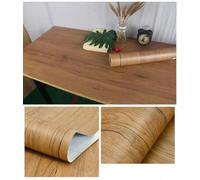 QQLADY Carta da Parati autoadesiva in Vinile Impermeabile Rotolo di Pellicola Decorativa in PVC per mobili armadi Adesivi Effetto Legno per Decorazioni Fai da Te per la casa