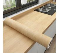 QQLADY Carta da Parati autoadesiva in Vinile Impermeabile Rotolo di Pellicola Decorativa in PVC per mobili armadi Adesivi Effetto Legno per Decorazioni Fai da Te per la casa