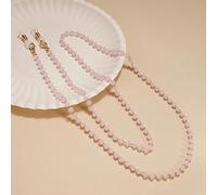 QQLADY Catena di Occhiali con Perline di Cristallo Creativo Antiscivolo Donna Uomo Occhiali da Sole Cordino Porta Maschera Cavo Occhiali Colorati Gioielli