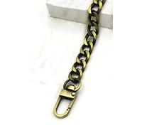 QQLADY Catena per Borsa in Acciaio Fai-da-Te 9mm in Metallo Staccabile Tracolla di Ricambio per Borsa a Tracolla per Borsa a Tracolla Manico Pesante Forte