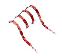 QQLADY Catene per Occhiali da Sole in Acrilico Leopardato per Occhiali da Donna con Cordino Intorno al Collo Collana con Catena per Occhiali con Catena per Maschera Vintage