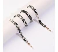 QQLADY Catene per Occhiali da Sole in Acrilico Leopardato per Occhiali da Donna con Cordino Intorno al Collo Collana con Catena per Occhiali con Catena per Maschera Vintage