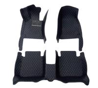 QQLADY Tappetini Auto per Audi Q3 2018 2019 2020 2021 2022 2023 2024 LHD, Pelle Impermeabile Antiscivolo Tappetino Copertura Completa Mat, Auto Tappetino Moquette Protezion Accessori,D Black+Blue