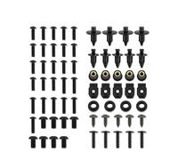 QQLADY Viti per Moto carrozzeria per Y&amaha per Tmax 500 per XP500 2001-2005 2006 2007 2008 2009 2010 2011 Completo Carena Bulloni Kit Pinze Dado in Acciaio Inox(Black)