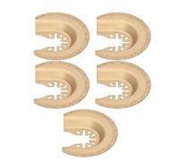 Qqmora 5 Pcs Oscillante Oscillante per Aspirazione per Lama Resistente Alla Superficie Incisiva Elettroforesi Oscillante Strumento Carburo Accessorio Multiutroso per la Lucidatura in