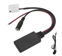 Qqmora Adattatore Bluetooth AUX IN Ricevitore Audio Wireless a 12 Pin Chiamata IN Vivavoce Modulo Bluetooth per Auto Compatibile con RCD210 RCD300 RCD31010 MFD2 Materiale ABS