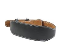 Qqmora Cintura per Sollevamento Pesi per un Migliore Supporto della Vita e Sicurezza Nelle attività in Palestra Materiale PU Durevole 51,2x4,5 Pollici (Nera)