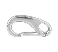 Qqmora Clip con Moschettone in Acciaio Inossidabile 316, Leggero e Durevole, Accessorio per Immersioni Subacquee per gli Appassionati di Immersioni 5,0 * 2,5 Cm (#1)
