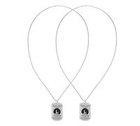 Qqmora Collana con Ciondolo con Lettera per Figlio, Regalo Motivazionale | Materiale in lega, design semplice ed elegante, adatto a vari indumenti, resistente all\'usura e durevole