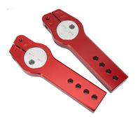 Qqmora Comando Espandibile Forcella Posteriore, Lega di Alluminio Resistente, Comando Maggiorato Adatto per MSX125 MSX125SF 2013-2020, Colore Rosso, 2 unità