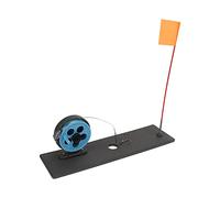 Qqmora Combo Canna da Pesca e Mulinello Leggero Ed Efficiente per la Pesca Sul Ghiaccio per Avventure Invernali