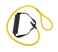 Qqmora Corda Elastica da Allenamento Gialla per Fascia di Resistenza per la Forza del Braccio 1 Pezzo Realizzata in Lattice Resistente Ideale per Tutti i Livelli di Fitness (allenamento di
