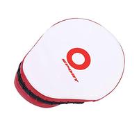 Qqmora Cuscino da Boxe Ispessito per Allenamento di Calci di Karate MMA, Materiale PU Resistente con Imbottitura in Spugna Ad Alta densità per Assorbimento degli Urti, vestibilità del Guanto (farina)