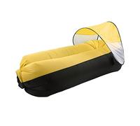 Qqmora Divano Gonfiabile Lettino Portatile Ad Aria Facile da Gonfiare per il Campeggio e L'escursionismo Tessuto Scozzese 210T 3,1 Libbre (#2)