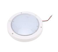 Qqmora Faretto LED Incasso, ABS, Lampada LED Incasso a Soffitto per Barche con Interruttore, di Energia Solare per Mobili Cucina, 12 V, 6000-6500 K, 300 Lm (Freddo Bianco)