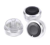 Qqmora Interruttore a Pulsante del Condizionatore D'aria in Bellissimo Stile Argento per Classic 2005-2014 con 3 Manopole per il Controllo della Ventola del Riscaldatore A/C