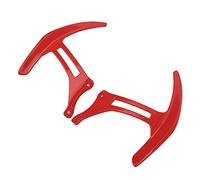Qqmora Leva del in Lega di Alluminio, Comfort e Precisione Migliorati per 458 Italia Spider, Set da 2 Pezzi (Rossa)