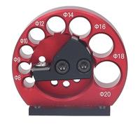 Qqmora Macchina per Tasselli, Corpo Rotondo in Lega di Alluminio, Piastra in Carburo Cementato, Lavorazione del Legno, Taglierina per Tasselli 8 a 20 Mm