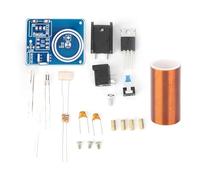 Qqmora Magico Mini Generatore di Ad Alta Tensione con Modulo di Scintilla LED Remoto a Bobina di per Appassionati di Scienza e Progetti Fai-da-te (Pezzi di ricambio)