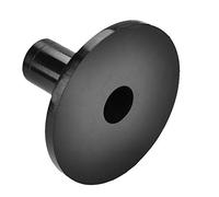 Qqmora Manicotti per Piatti Manicotti Lunghi in Plastica Nera Resistente per Batteristi 8 Pezzi 1,5 "x 1"
