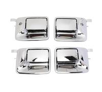 Qqmora Maniglie delle Porte Esterne Maniglia della Porta Cromata per F450 F550 Super Duty 1999-2016 Set di 4