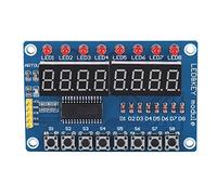 Qqmora Modulo Display LED Digitale a 8 Bit Perfetto per Progetti Dimensioni Compatte 7,5x5x0,31 Pollici Connessione a 3 Porte IO
