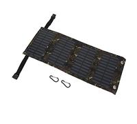 Qqmora Pannello Solare Portatile Durevole 20W IP65 Impermeabile per Sorveglianza di Escursioni in Campeggio All'aperto 5,5 V (Verde scuro)