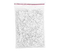 Qqmora Perle di Perle per Gioielli Fai-da-te, 370 Oggetti in Plastica ABS | Materiale flessibile, colore bianco, varie dimensioni, ottimo per il fai da te