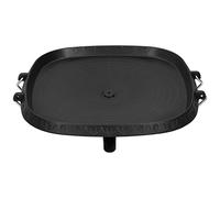 Qqmora Piastra per Barbecue Antiaderente per Barbecue in Famiglia, 36x36 Cm, Resistente Vassoio da Cucina Maifanstone
