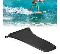 Qqmora Pinna da Surf Resistente per Anomalie in PVC Ecologico Progettata per Longboard e Paddle Board da 9 Pollici Nera