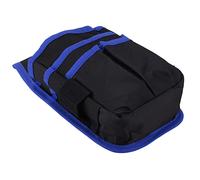 Qqmora Portautensili Resistente con Design Multitasche per Elettricisti e Tecnici - Tessuto Oxford 600D, 9,8x5,9 Pollici (Blu)