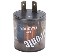 Qqmora Relè Lampeggiante 12V 2Pin Sostituzione Resistente per Chevrolet | Indicatore di Direzione Elettronico, Guscio in ABS, Installazione Diretta, Compatibile con Lampadine a LED e Normali,