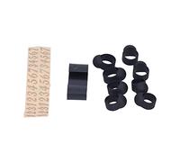 Qqmora Set Culla Protettiva in Silicone con Maniche per Dita del Tamburo per Musicisti di Batteria Eterei, 8 Pezzi, Morbido e Resistente Ai Graffi