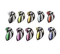 Qqmora Set di Copricapo in Ferro da in Neoprene da 10 Pezzi con Design a Forma di Cartone Animato Facile Identificazione della Mazza e la Massima Protezione (Tipo di animale marino)
