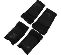 Qqmora Set di Manicotti Protettivi per Ginocchiere e Gomiti per Sport All'aria Aperta, Materiale Morbido e Flessibile, 4 Pezzi (L)