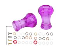 Qqmora Set di Manopole per Mulinello da Pesca Viola con Kit di Accessori Facile Modifica e Comfort per gli Appassionati di Pesca, 27,5 Mm, 2 unità