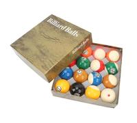 Qqmora Set di Palline da Biliardo da 16 Pezzi Set di Palline da Biliardo in Resina Durevole per il Gioco Competitivo e la Pratica da 2,25 Pollici