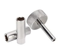 Qqmora Set di Strumenti di Regolazione della Valvola delle Gocce Professionista 8 Mm 8 Mm 9 Mm Kit di Micro Regolazione del Driver Quadrato 3 Mm per Moto ATVS Chrome Vanadium Steel
