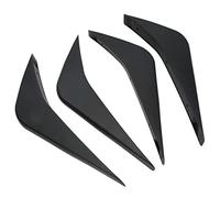 Qqmora Sostituzione della Forma Dell'aletta del Diffusore del Paraurti Posteriore, Design Aerodinamico per C7 TUTTI i Modelli 2014-2019, Materiale ABS Resistente, Finitura Nera, Kit di Installazione