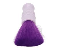 Qqmora Spazzola per Spolverino per Collo Strumento di Pulizia in Nylon Morbido per Salone di Barbiere Viola Piccolo 1 Pezzo
