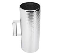 Qqmora Strumento a Percussione Guiro Professionale in Acciaio Inossidabile con Raschietto Accessorio Musicale di Buona qualità per Bande, Scuole, Orchestre, Argento 12,8 Pollici