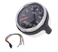 Qqmora Tachimetro da 160 MPH Indicatore di velocità Ad Alta Precisione con Display LCD per Auto Camion Barche Design Moderno da 3,3 Pollici