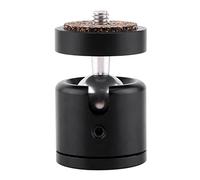 Qqmora Testa a Sfera per Mini Treppiede per Fotocamera, Dimensioni Compatte | Materiale metallico resistente, ideale per viti da 1/4 di pollice, design leggero, perfetto per la fotografia, facile da